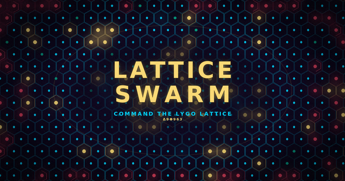 Lattice Swarm hex command key art